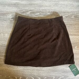 Halara Women's Brown Corduroy Skort
